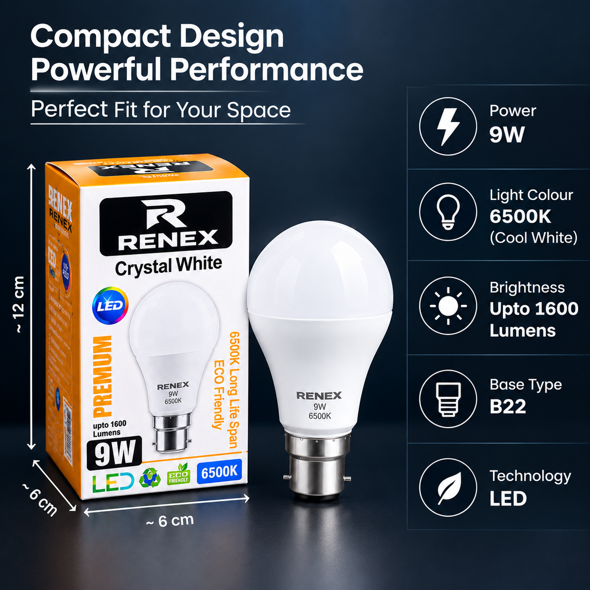 9W LED BLUB (pack of 4)