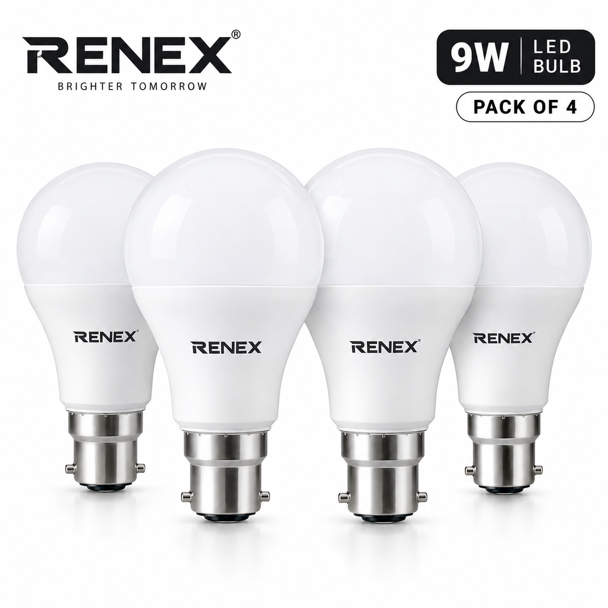 9W LED BLUB (pack of 4)